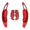 Red Aluminum Steering Wheel Paddle Shifter Extensions For Subaru BRZ Impreza WRX