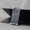 Irregular Metal Bumper Phone Case For IPhone 17 16 15 14 13 12 Pro Max Plus Lens Film Protection Bare Aluminum Shockproof Cover