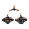 Adjustable 3-arm 360 Degree Rotatory Sprinklers Garden Agriculture Lawn Grass Irrigation Automatic Rotating Watering Nozzles