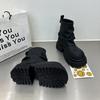 Women's Boots 2025 Autumn New Short Boots Thick soled Women's Shoes Fashion Versatile Sleeve Chelsea Single Boots
