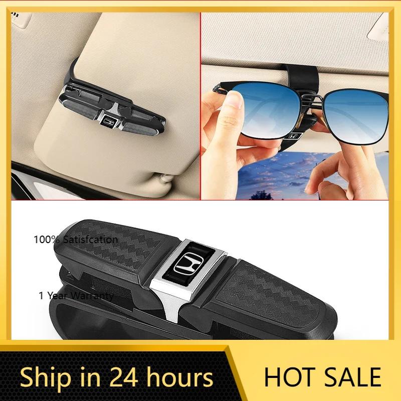 2025 Heißes Auto Brillenetui Auto Sonnenblende Brillenhalter Sonnenbrille Karten-Ticket-Clip Für Honda Civic Varadero Xl1000 750 Forza Sha