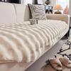 Thicken Imitation Rabbit Fur Plush Sofa Slipcover Non-slip Soft Sofa Towel Couch Cushion Cover for Living Room Modern Home Decor