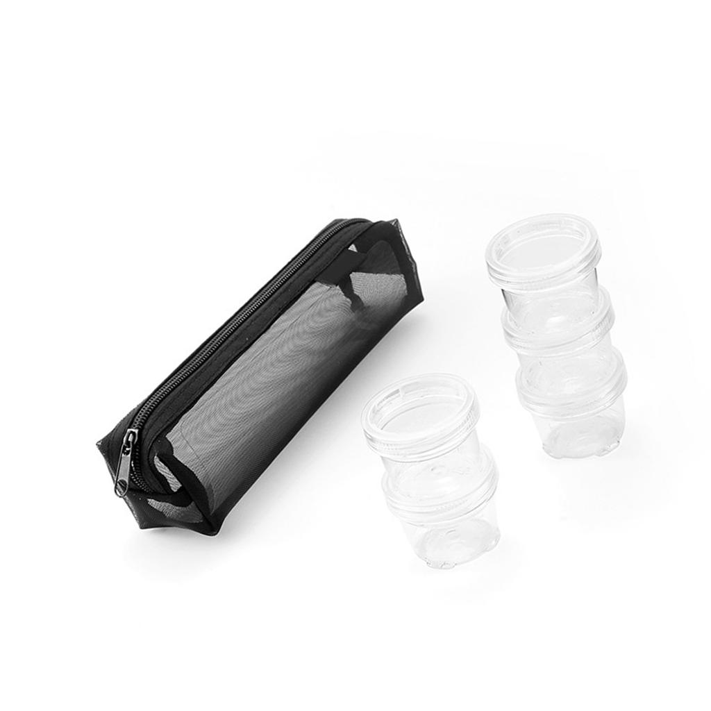 Outdoor Camping Seasoning Bottle Set Spliceable Portable Picnic Seasoning Containers Barbecue Seasoning Spices Sauces