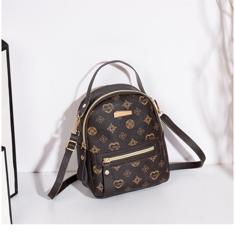 Women's bag women's backpack autumn new products women's printed shoulder bag daily leisure small backpack