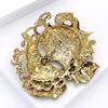 Vintage Palace Embossed Face Mask Brooch Men Women Costume Accessories Corsage Pin Jewellery Gifts