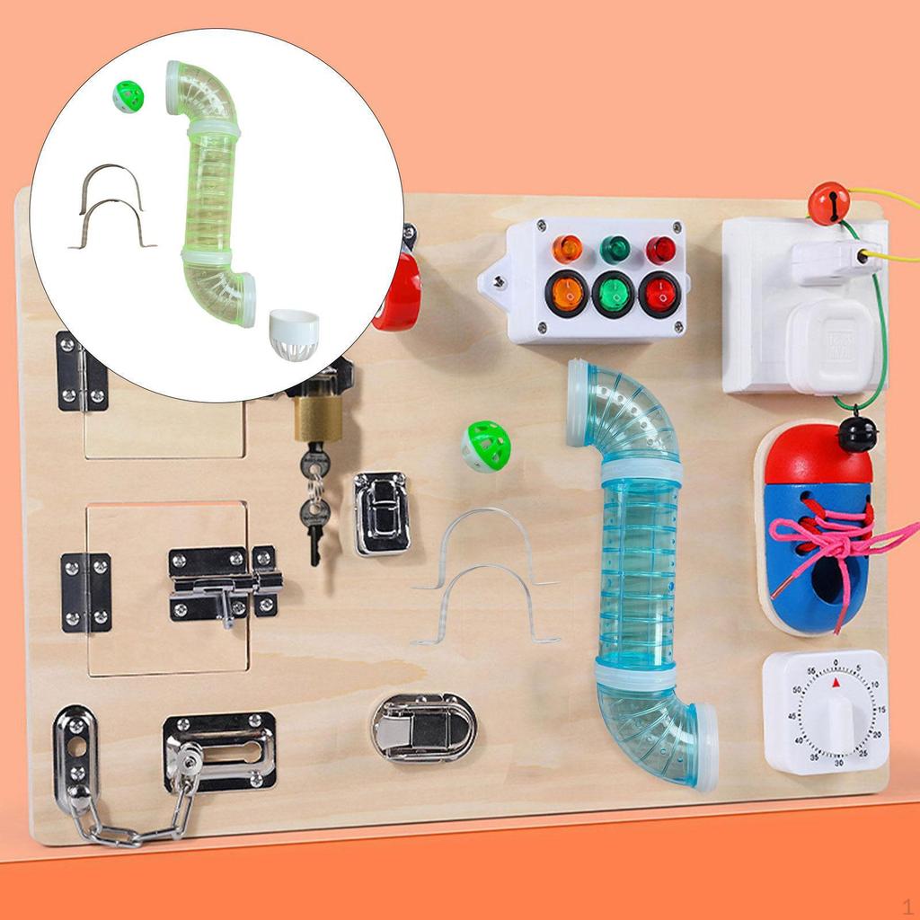 Busy Board DIY Accessories Material Pipe Sensory for Boys Girls