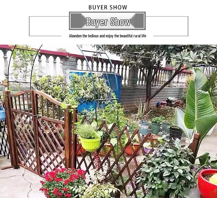 Extendable Anticorrosive Wood Garden Fence & Climbing Frame for Outdoor and Indoor Use
