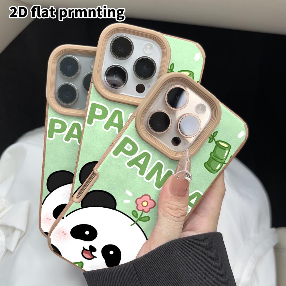 Phone Case: 2D Flat Lambskin Suitable for iPhone 18, 17, 16, 15, 14, 13 Pro Film Protective Case, Little Flower On Top, Christmas and Halloween Gift