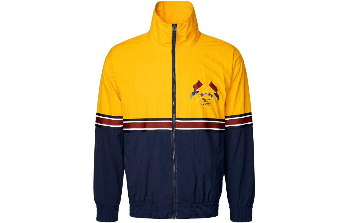 Reebok x ROMANTIC CROWN Jacket Unisex Gold/Navy Blue HB6234 L