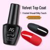 AS Nail Art Anti-Lift Gel No-Wipe Top & Base Coat Light Therapy Transparent Set - Long-Lasting Strengthening.
