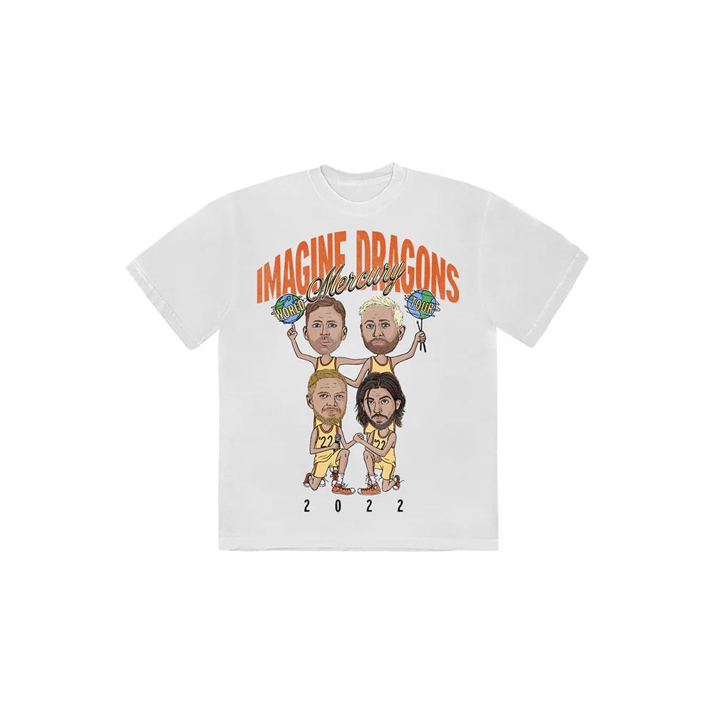 

Vintage Imagine Dragons Mercury Cartoon TShirt S to 5XL NZL125 Unisex T-Shirt XXL