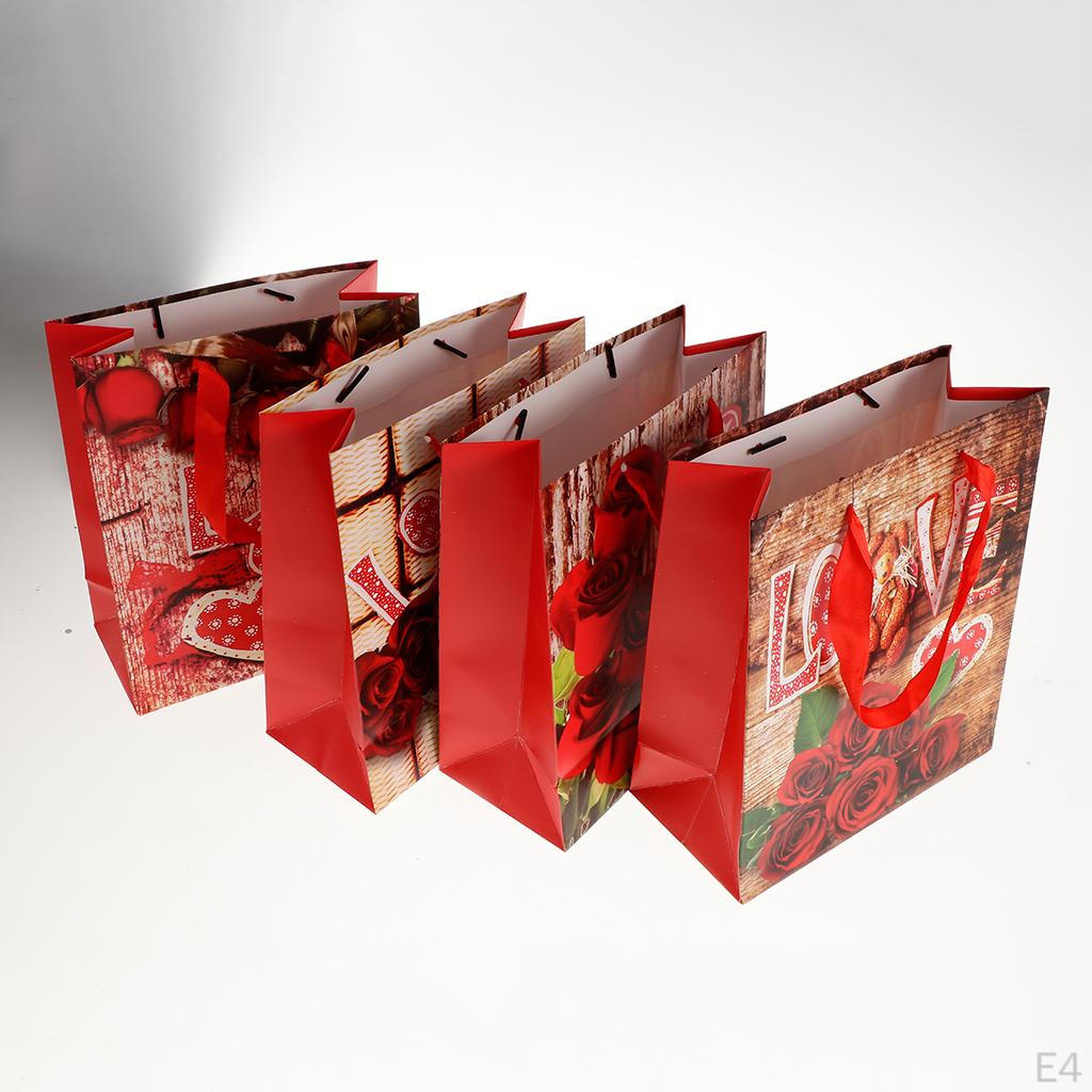12 Pack Christmas Paper Gift Bags Goody candy pockets Birthday Wedding Party Supplies