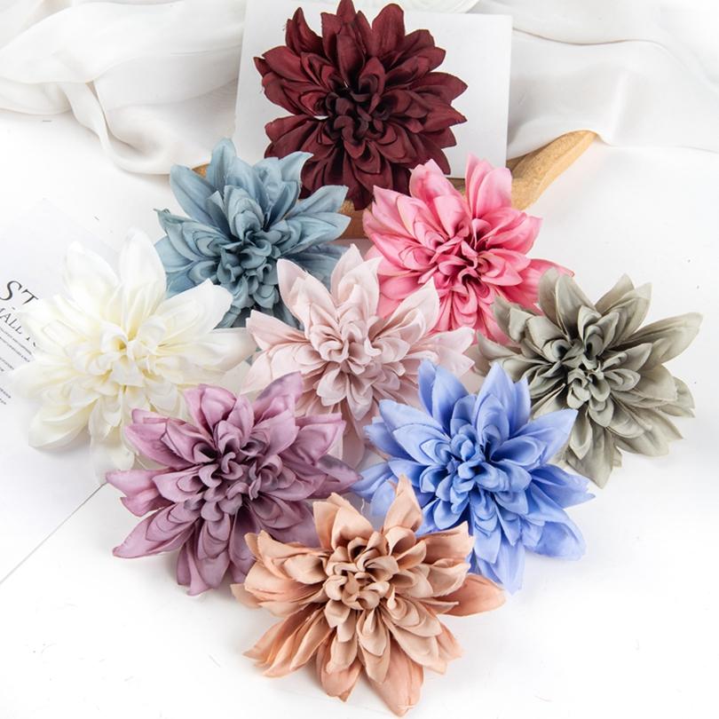 30/50pcs Artificial Flowers Silk Gerbera Home Festival Party Outdoor Garden Decor Scrapbook Diy Candy Box Wedding Bouquet Cheap