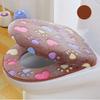 Thick Coral Velvet Luxury Toilet Seat Covers Set of Soft Warm One / Two-piece Toilet Case Waterproof Bathroom WC Covers