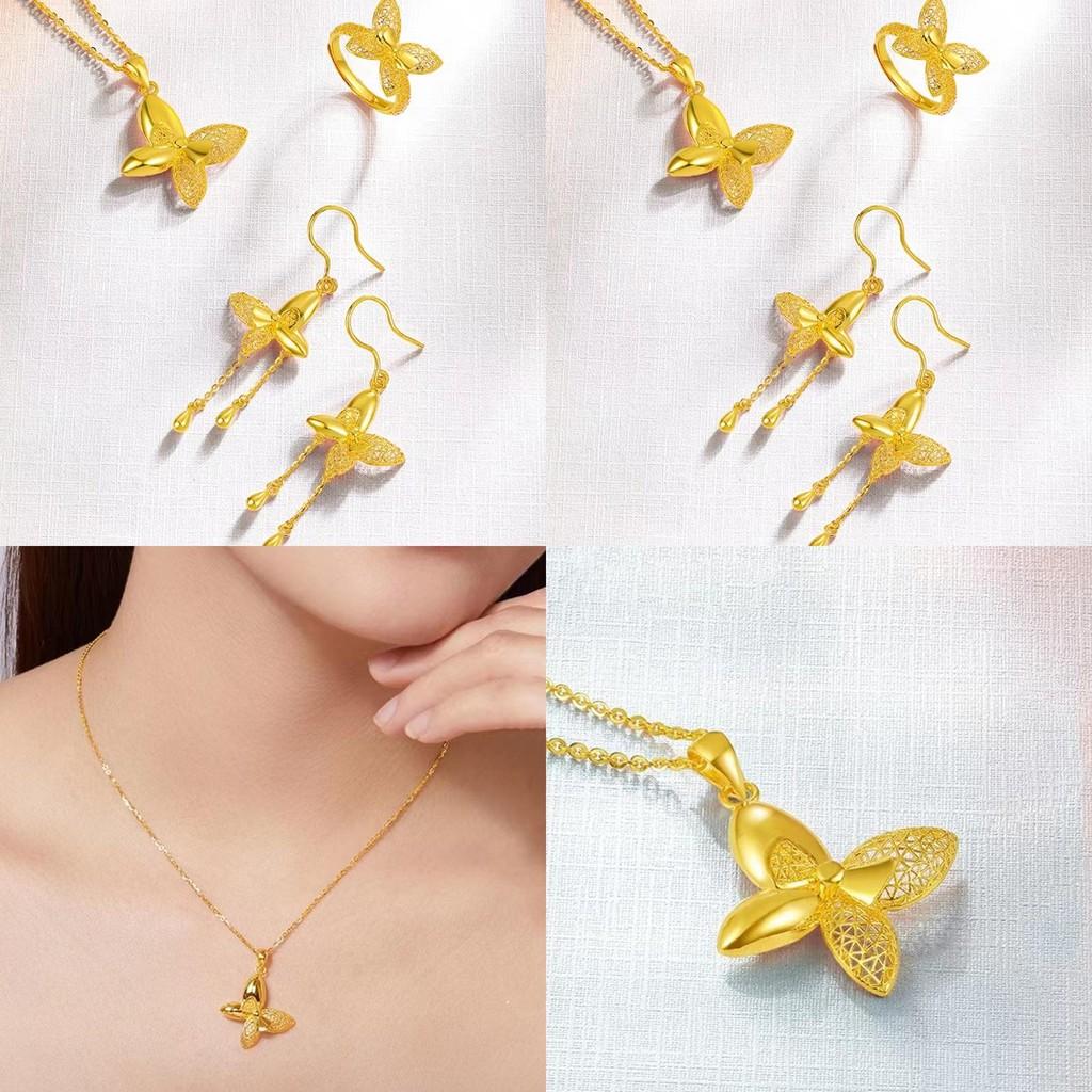 Elegant Brass Gold Plated Butterfly Wire Ring Stunning Geometric Design For Women