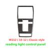 Fit For Mercedes Benz C Class W204 E Class W212 Accessories Carbon Fiber Car Interior Reading Light Cover Trim