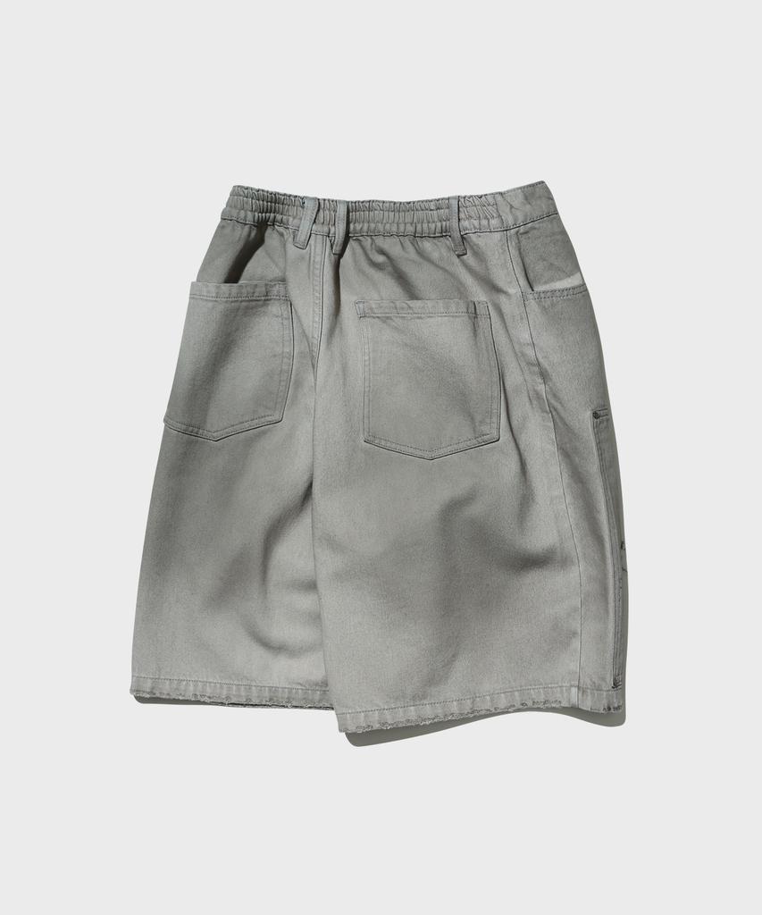 URBANSTOFF Double Knee Bermuda Pants (Dirty Gray)