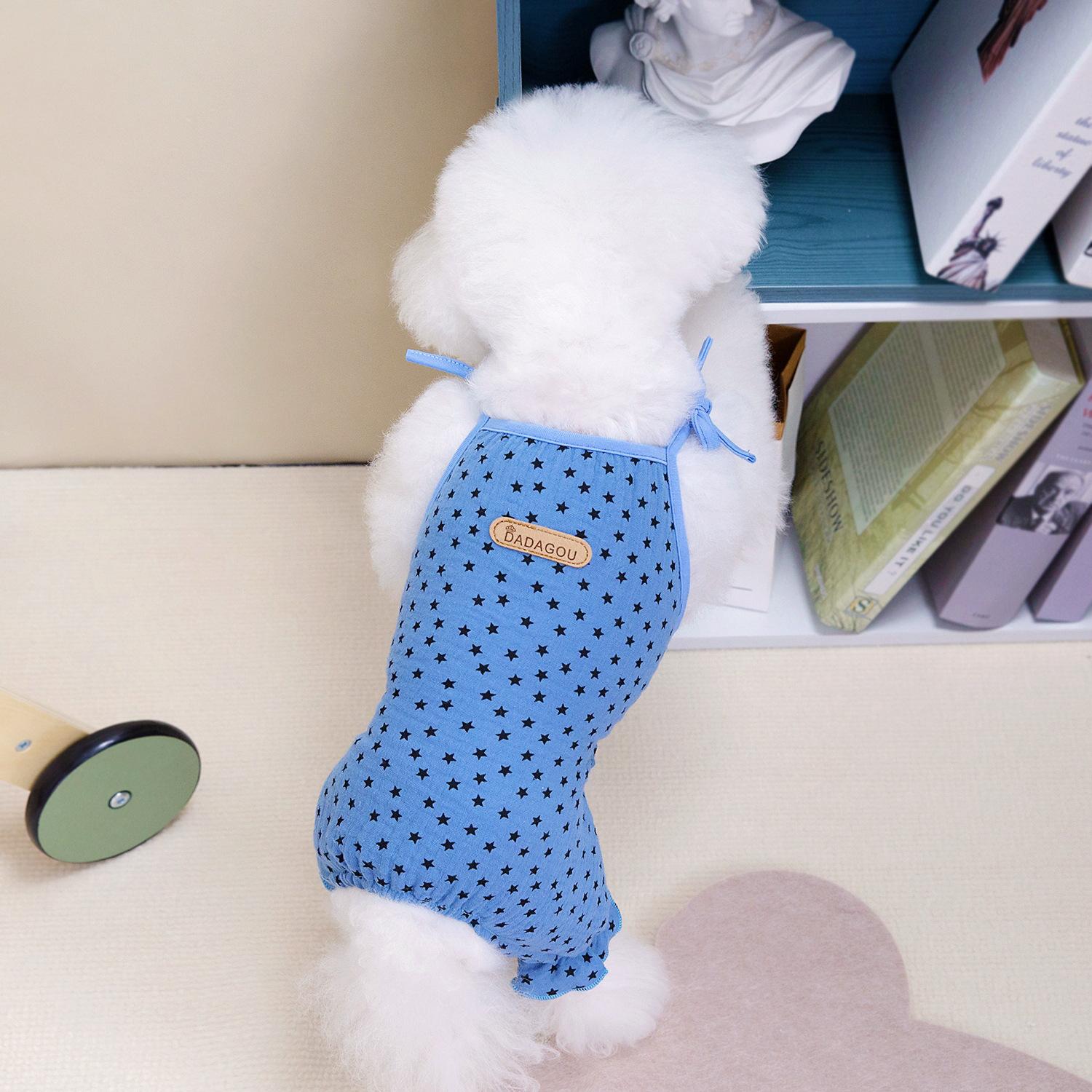 

Pet Star комбинезон на четвереньках Одежда для маленьких собак Весенняя и летняя одежда для собак Товары для животных Штаны Star с лямками XXL