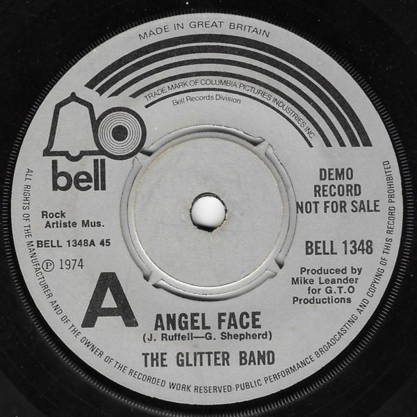 

7inch Record GLITTER BAND - Angel Face BELL1348PROMO Bell Records 1974 UK Rock Used