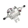 Electric Fuel Pump-Qiilu Universal 24V Car Boat Electric Fuel Pump Line Filter Gasoline Diesel Replacement (Silver)