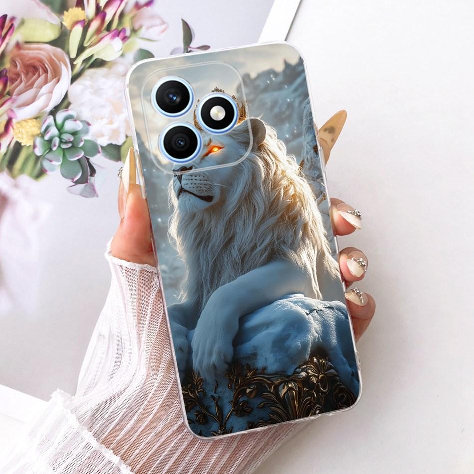 For Honor X8d 2026 Cool Dragon Tiger Pattern Phone Case For Honor X8D 4G Soft Silicone TPU Cases Bumpers