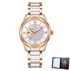 MGORKINA MG121 Women's Watches Luxury Diamond Design 3ATM Waterproof Ladies Automatic Mechanical Watch Women Ceramic Wrist Watch