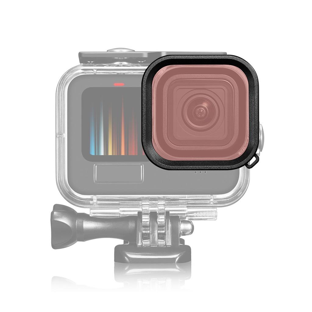 Dive Filters for 10 11 Black Waterproof Housing Case Quadrate Color Correction for Underwater Photography