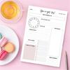 Professional Meal Workout Planner Notepads 60 Sheets Daily Planner Fitness Workout Journal Reading Tracking Notebook