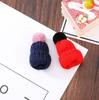 Korean Handmade Woolen Christmas Hat Brooch - Cute Pin Accessory for Women and Children