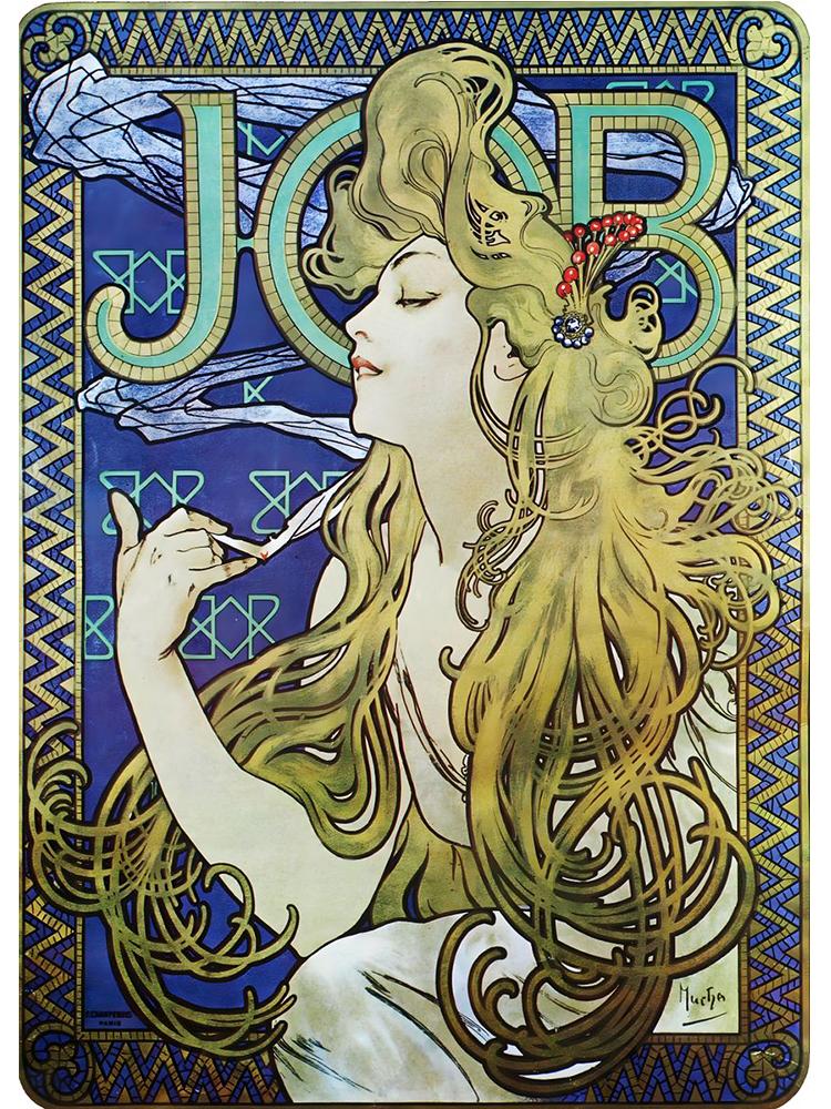 

Винтажные постеры в стиле модерн, Альфонс Муха, печать на холсте, абстрактная женская настенная картина для гостиной, домашний декор 30x40cm No Frame