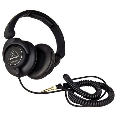 Behringer Headphones Sealed 50mm Neodymium Driver for DJ Compatible with Conversion Adapter Included HPX6000 Black 3.5mm 6.3mm