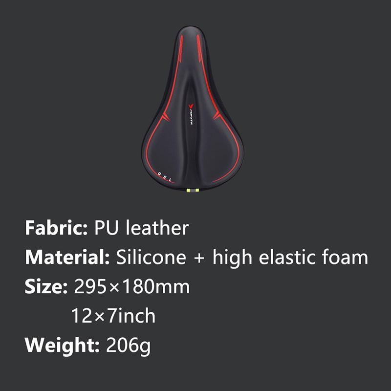 Bicycle Cushion Cover Thickened Silicone Soft Seat Cushion Mountain Bike Super Soft Seat Cover Seat
