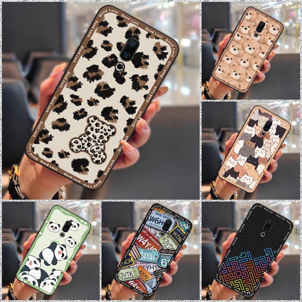 Anti-knock Fashion Design Phone Case For Meizu 16 Cartoon Full wrap Silicone Cover Cute protective Dirt-resistant TPU