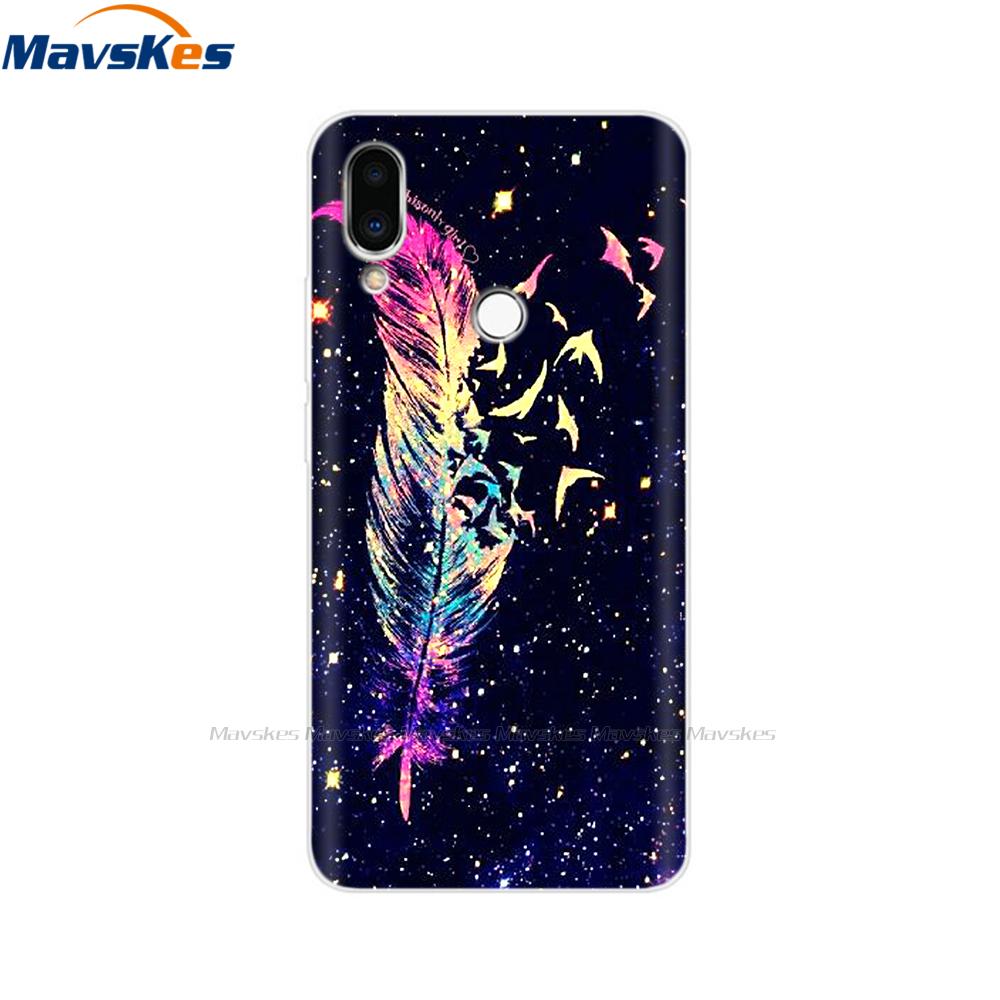 For Meizu Note 9 Case Note9 Soft TPU Silicon Funda Back Cover For Meizu M9 Note Case M9Note M 9 Rose Print Phone Case Coque Para