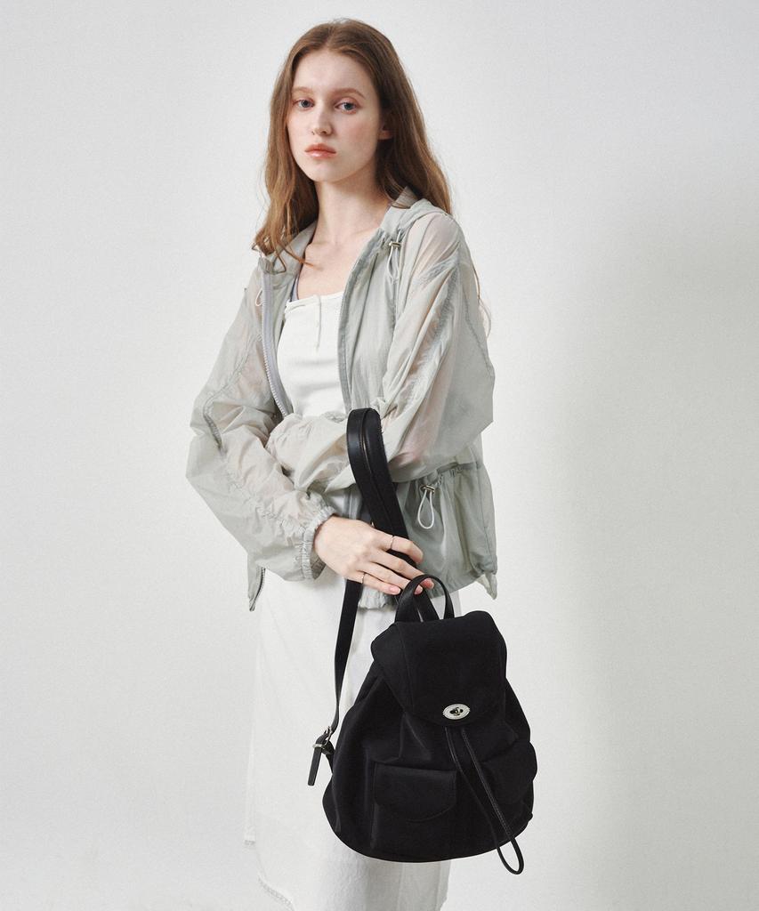 Ostkaka Classic Turnlock Backpack Black