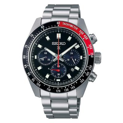 Hodinky Seiko Prospex SPEEDTIMER Solární Chronograf Velké SBDL099 Stříbrné Pánské