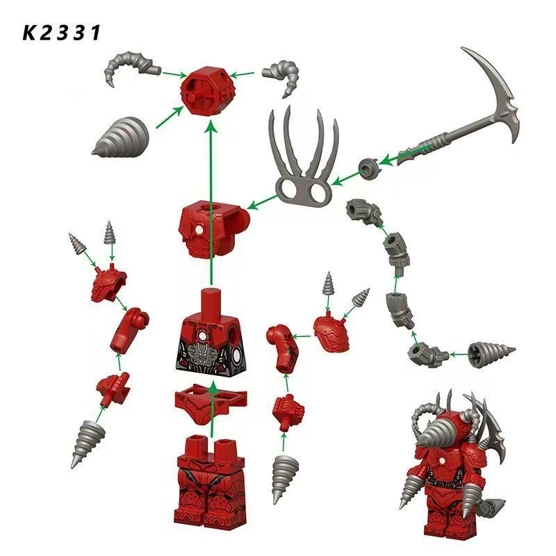 2026 New Skibidi Toilet Man Figures Blocks TvMan Titan Cameraman Speakerman Puzzle Bricks Action Figures Model Toy Birthday Gift