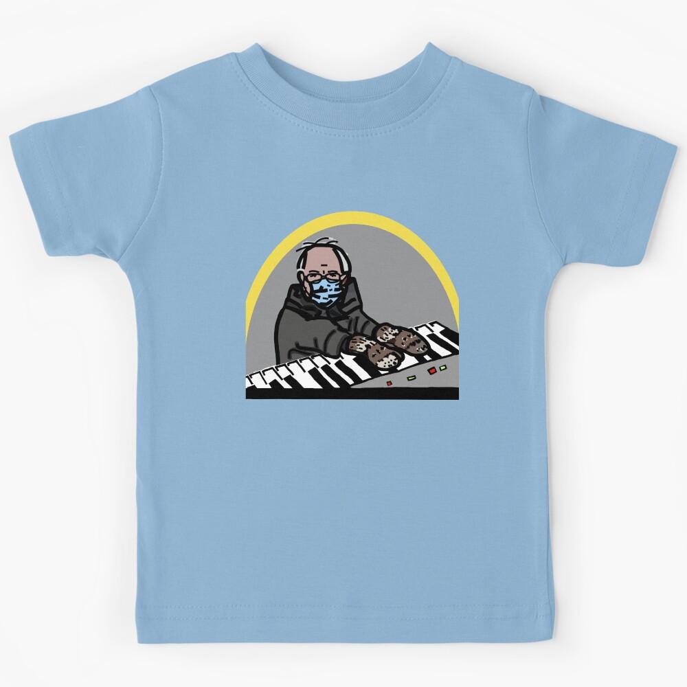 Bernie Sanders Wearing Mittens Makes Music Memes Kids T-Shirt 170