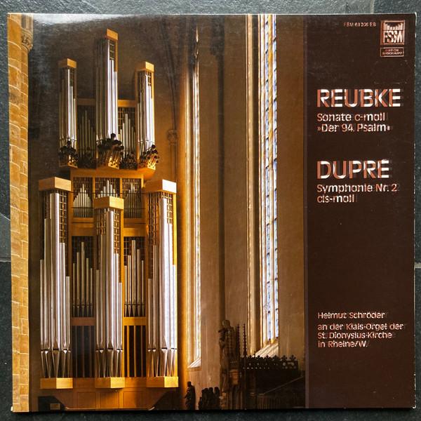 

LP Record JULIUS REUBKE MARCEL DUPR HELM Sonate CMoll Der 94. Psalm Symph FSM63206 FSM 1980 Germany Classical Used