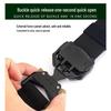 Men's Tactical Braided Nylon Elastic Belt