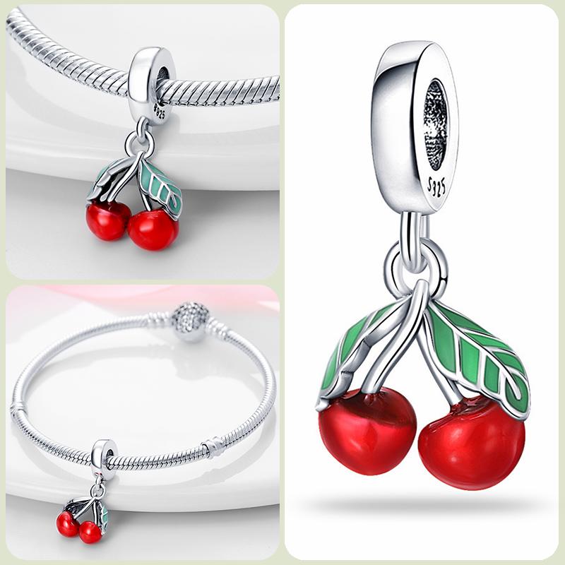 Modne koraliki zawieszki S925 ze srebra próby 925 w stylu klasycznym i romantycznym z motywem żółwia lotosu, odpowiednie do oryginalnej bransoletki DIY na prezent