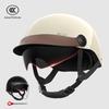 Certified Unisex Electric Vehicle Helmet - Lightweight, Sun-Protective, All-Season Motorcycle Half Helmet for Adults