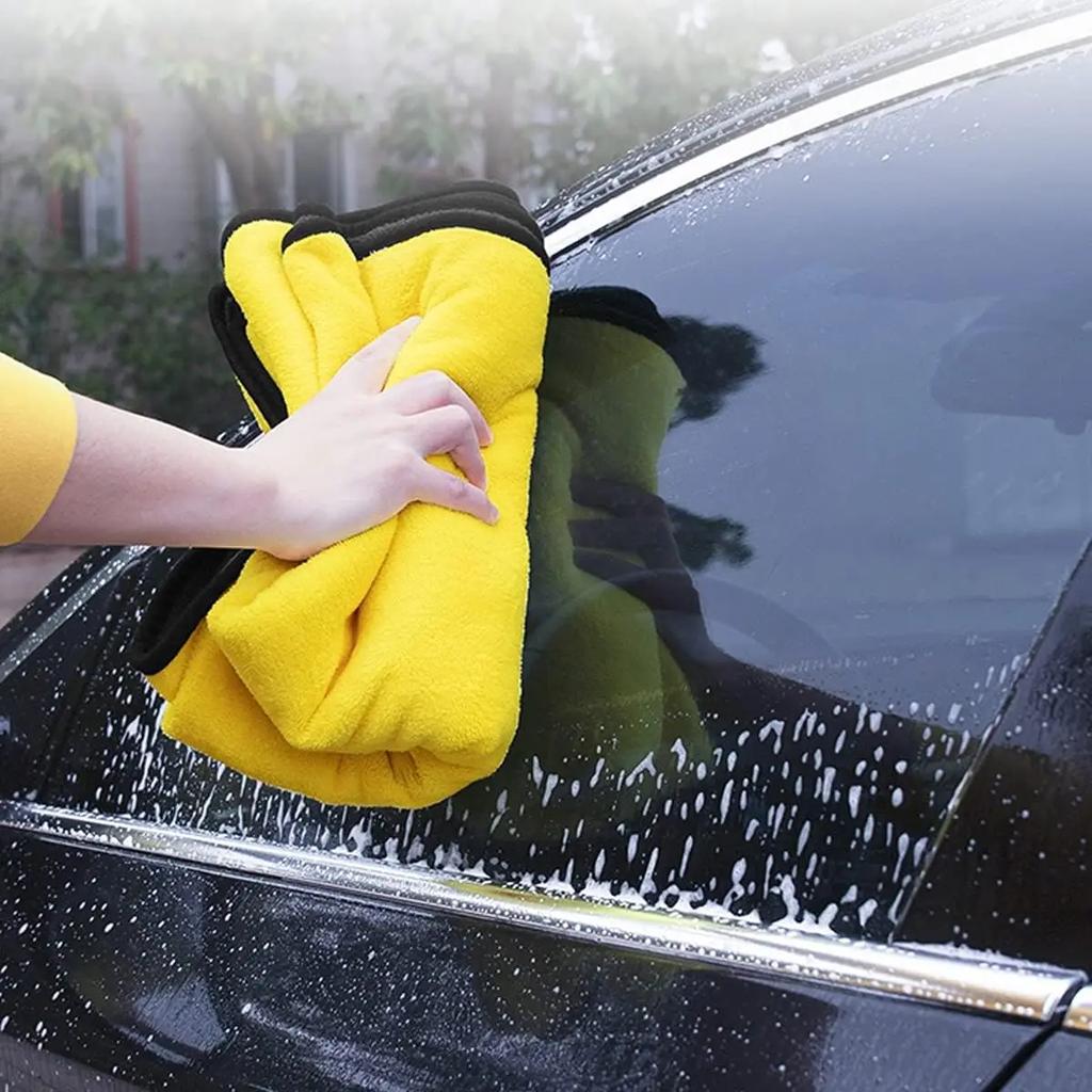 160x60cm Thick Plush Towel Microfiber Cloth Car Windows Mirror Wash Wiping Cleaning Rag Super Absorbent Pets Soft Drying Cloth
