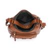 Nuova Borsa a Spalla Multitasche in Ecopelle per Donna Grande Capacità Casual con Zip Borsa a Tracolla