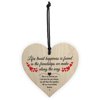 By Heart Shabby Chic Sisters Gift,Wooden Plaque Sisters /& Best friends Sign