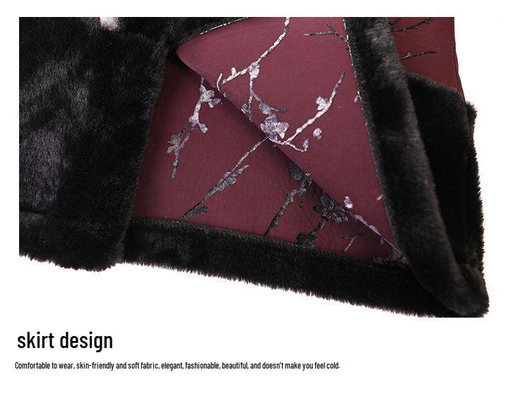 Fleece-Lined Autumn/Winter Jacket for Elderly Women