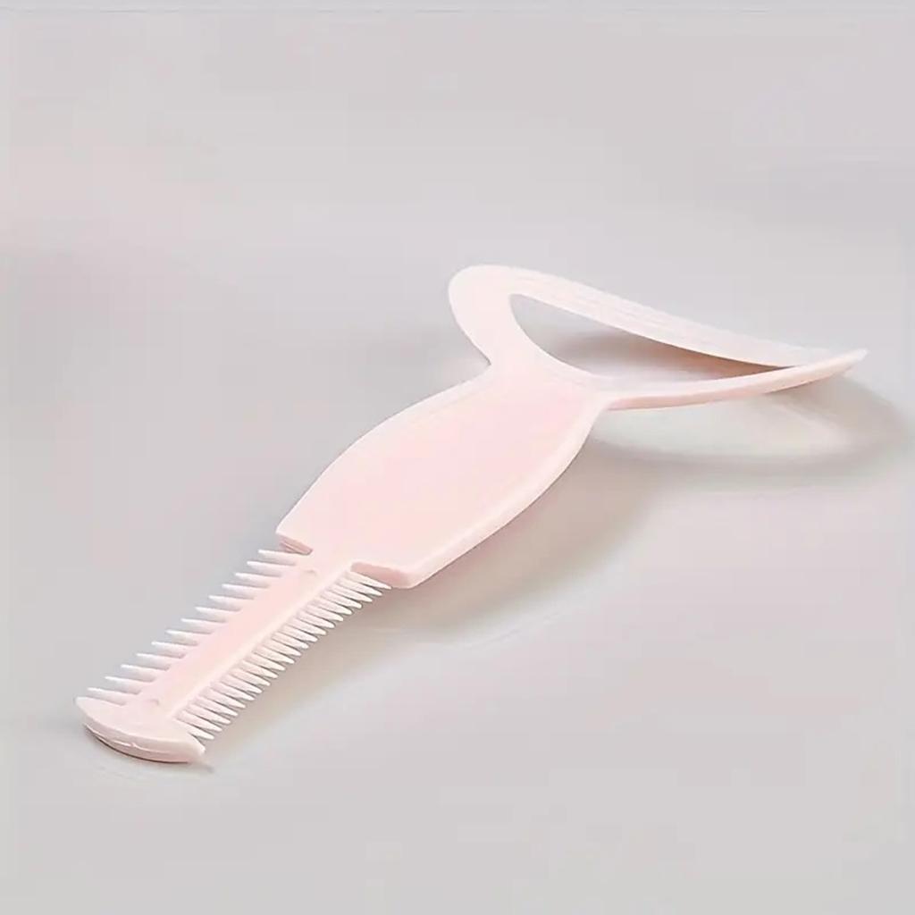 3 pcs Eyeliner & Lash Stencil Kit for Beginners - Pink Makeup Tool with Brush for Precise Application, No Battery Needed
