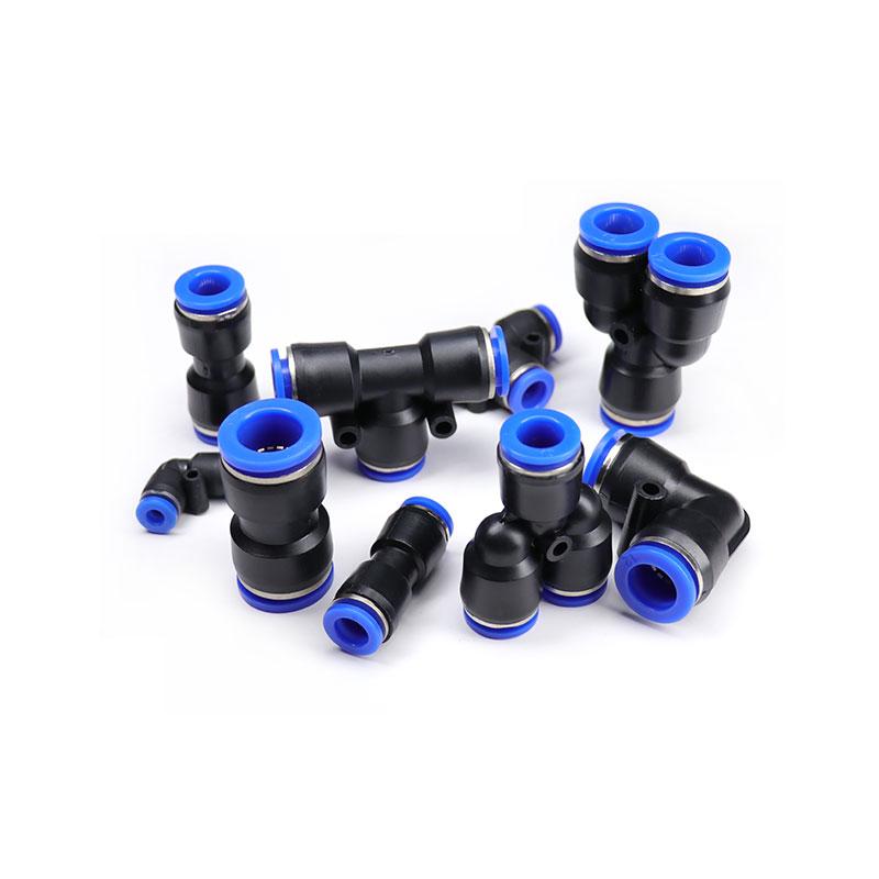 2/5/10Pcs Pneumatic Push In Fittings Quick Connect Air Hose Fitting PY PU PV PE OD 4~16mm Compressed Air Tube Pipe Joints