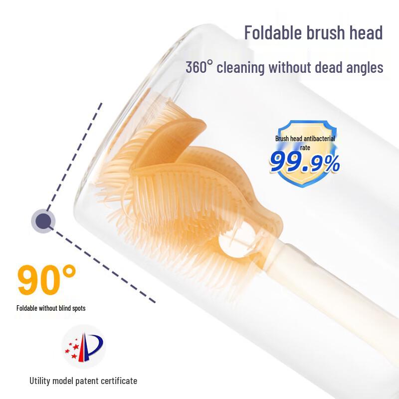 HOY BELL Baby Bottle Cleaning Brush Set