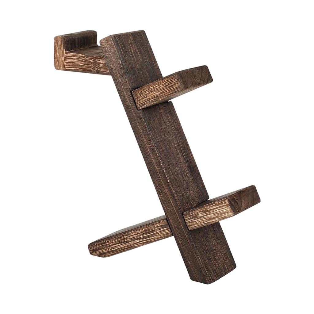 Modern Wood Gaming Stand Headphone And Controller Display Holder Bracket Organiser Rack For Desktop